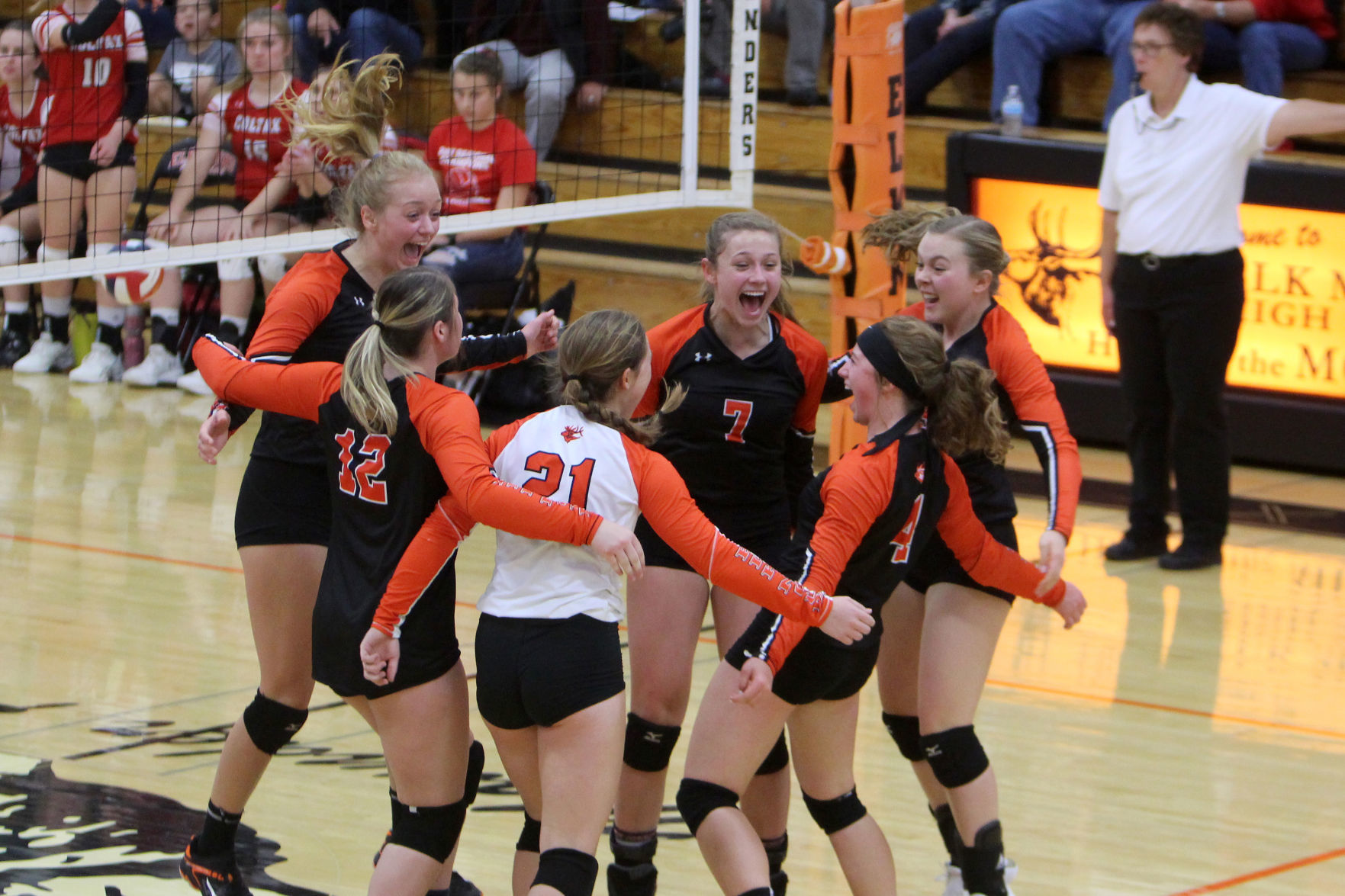 Colfax at Elk Mound volleyball 10-17-19